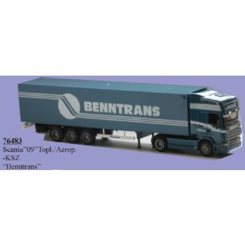 Scania 09 Topline/Aerop., Koffersattelzug, BENNTRANS, Siglistorf Schweiz