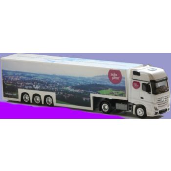 Mercedes-Benz Actros Giga/Aerop., Doppelstock-Sattelzug, Soloplan Speditionssoftware, Kempten - Bayern