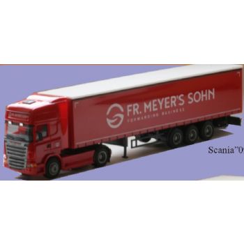 Scania 09 Topline/Aerop., Gardinen-Koffersattelzug, Fr. Meyer's Sohn, Hamburg