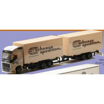 Volvo 12 XL Jumbo-Wechsel-Tandemhängerzug, Schnaus Spedition www.schnaus.de - Trappstadt Alsleben, Bayern