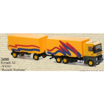 Renault AE, Wechselkofferhängerzug, Renault Werbung