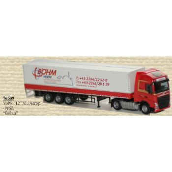 Volvo 12 XL/Aerop., Pritschen-/Planensattelzug, BÖHM - Wien, Österreich