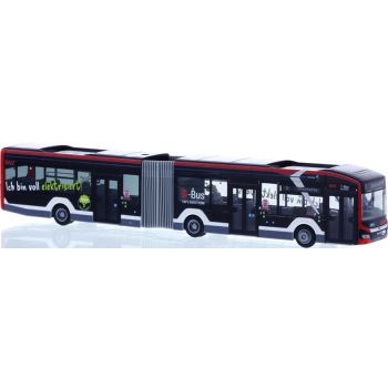 MAN Lion's City 18 E, Würzburger Straßenbahn - Ich bin voll elektrisiert! - e-Bus, Würzburg - Bayern