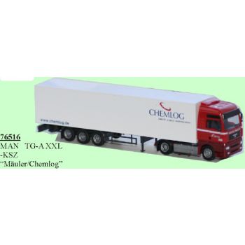 MAN TGA XXL, Koffersattelzug, Spedition Mäuler / CHEMLOG