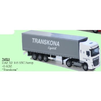 DAF XF 105 SSC/Aerop., Gardinen-Koffersattelzug, TRANSKONA Logistik, Dornbirn - Österreich