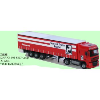 DAF XF 105 SSC/Aerop., Gardinen-Koffersattelzug, TCH - Truck & Trailer Rental