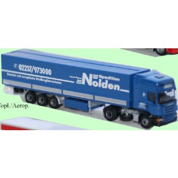 Scania R Topl./Aerop., Pritschen-/Planensattelzug, Spedition Hans Peter Nolden, Frechen - Nordrhein-Westfalen