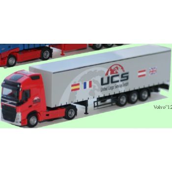 Volvo 12 XL/Aerop., Gardinen-Koffersattelzug, UCS United Cargo Service GmbH