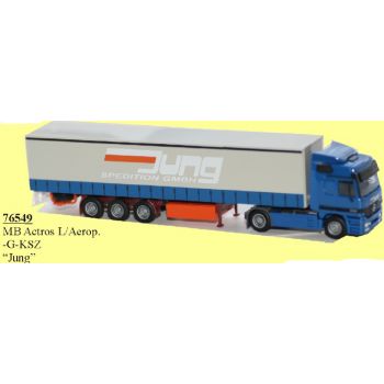 Mercedes-Benz Actros L/Aerop., Gardinen-Koffersattelzug, JUNG Spedition GmbH, Kassel - Hessen