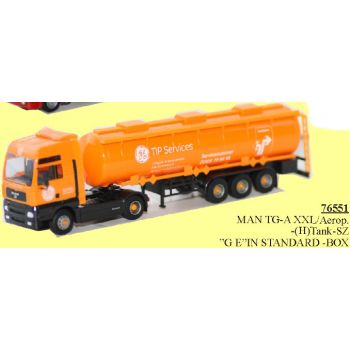 MAN TGA XXL/Aerop., (H)Tank-Sattelzug, GE IN STANDARD-Box, TIP Services