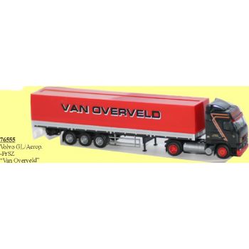 Volvo GL/Aerop., Pritschen-/Planen-Sattelzug, VAN OVERVELD, Etten-Leur - Niederlande