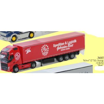 Volvo 12 XL/Aerop., Gardinen-Koffersattelzug, Spedition & Logistik Gebrüder Rost, Vacha/Oberzella - Thüringen