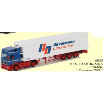 MAN F 2000 HD/Aerop., Kühlsattelzug, Hövelmann LOGISTIK, Hauptsitz Rees Nordrhein-Westfalen