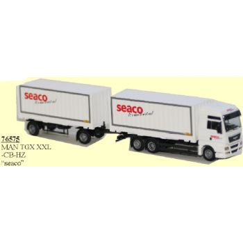 MAN TGX XXL, Cargobox-Hängerzug, seaco, International Shipping Containers, Hamburg