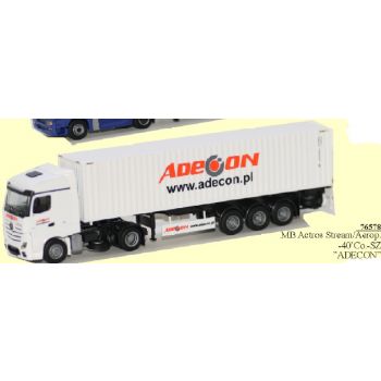 Mercedes Benz Actros Stream/Aerop. 40ft Container-Sattelzug, ADECON, www.adecon.pl, Hamburg