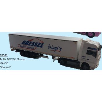 MAN TGX XXL/Aerop., Gardinen-Koffersattelzug, Gressel bringt's - Spedition + Logistik, Neustadt an der Aisch - Bayern