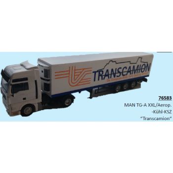 MAN TGA XXL/Aerop., Kühl-Koffersattelzug, Transcamion