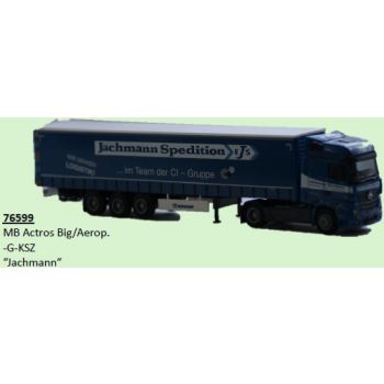 Mercedes-Benz Actros Big/Aerop., Gardinen-Koffersattelzug, Jachmann Spedition EJS im Team der CI-Gruppe, Standorte Mettmann, Wülfrath, Barchfeld
