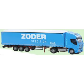 Iveco Stralis II/Aerop., Gardinen-Koffersattelzug, Heinrich ZODER Spedition GmbH, Hamburg