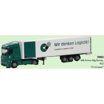 Mercedes-Benz Actros Big/Aerop., Koffersattelzug, CI Gruppe CI Contract Logistics GmbH, Wir denken Logistik! - Bremen