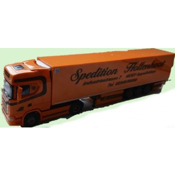 Scania S/Aerop., Kühl-Koffersattelzug, Spedition Hollenhorst - Nottuln, Nordrhein-Westfalen