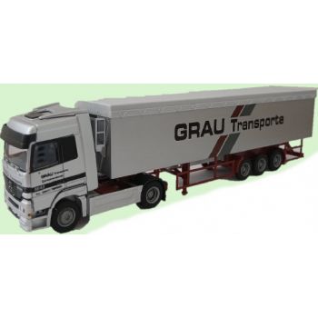 Mercedes-Benz Actros LH/Aerop., Kipp-Sattelzug, GRAU Transporte, Regensburg - Bayern