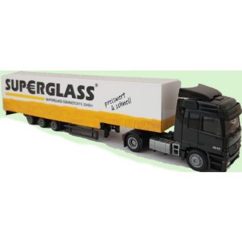 Mercedes-Benz Actros L/Aerop., Jumbo-Gardinenkoffersattelzug, SUPERGLASS Dämmstoffe GmbH preiswert & schnell - Ludwigshafen am Rhein, Rheinland-Pfalz