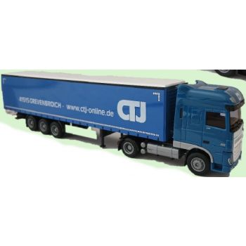 DAF XF206 SSC/Aerop., Gardinen-Koffersattelzug, CTJ Janssen GmbH - www.ctj-online.de - Spedition & Logistik Grevenbroich NRW, Niederlassung Landsberg