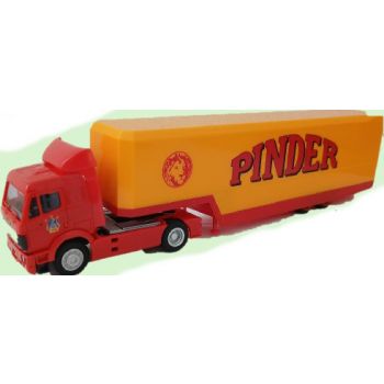 Mercedes-Benz SK/Aerop., Volumen-Koffersattelzug, Circus Pinder, Colomiers - Frankreich