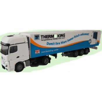 Mercedes-Benz Actros Giga/Aerop., Kühl-Koffersattelzug, THERMOKING GmbH Transportkühlung Damit Ihre Ware immer frisch ankommt!  www.thermoking-nord.de