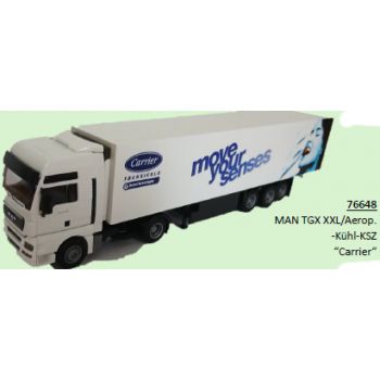 MAN TGX XXL/Aerop., Kühl-Koffersattelzug, Carrier Transicold - move your senses