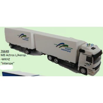 Mercedes-Benz Actros L/Aerop., Wechselkoffer-Hängerzug, Interspe Hamann group, Hilden - Nordrhein-Westfalen