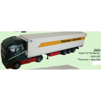Volvo 12 XL/Aerop., Kühl-Koffersattelzug, Thomsen + Wyschka Logistics GmbH, Gudendorf - Schleswig-Holstein