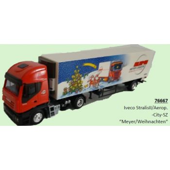 Iveco Stralis II/Aerop., City-Kühlkoffersattelzug, Meyer - Weihnachten