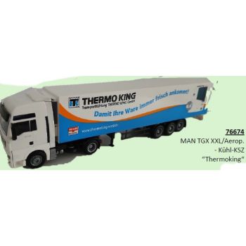 MAN TGX XXL/Aerop., Kühlkoffersattelzug, Thermo King - Damit Ihre Ware immer frisch ankommt!
