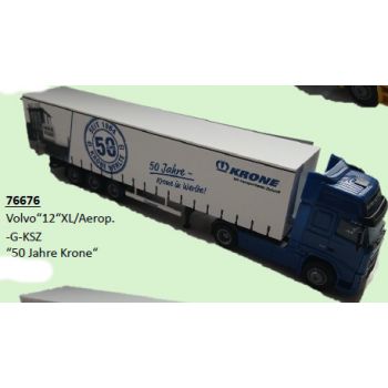 Mercedes-Benz Actros LH/Aerop., Gardinen-Koffersattelzug, KRONE - 50 Jahre Krone in Werfte!