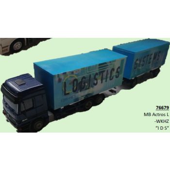 Mercedes-Benz Actros L, Wechselkoffer-Hängerzug, IDS Logistics Systems, Hauptsitz Kleinostheim - Bayern