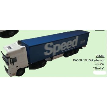 DAF XF 105 SSC/Aerop., Gardinen-Koffersattelzug, Speed TIROLIA, Ebbs/Tirol - Österreich