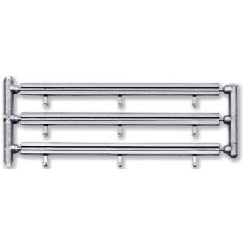 Leitplanken, Bausatz für 12 Leitplanken in Stahl-Optik, Mini-Set, Gesamtlänge 900 mm