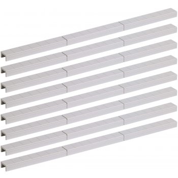 Kabelkanal 8 mm, Inhalt 24 Stück, Gesamtlänge 11,7 cm