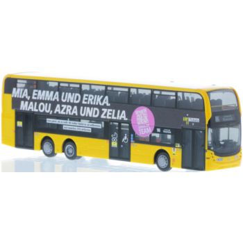 Alexander Dennis Enviro 500, BVG - Berliner Verkehrsbetriebe, Karriere, MIA, EMMA UND ERIKA. MALOU, AZRA und ZELIA. Spass im Team