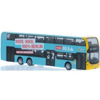 Alexander Dennis Enviro 500, BVG - Berliner Verkehrsbetriebe, rbb 88.8  - 80ER, 90ER, 100%BERLIN, Radio An & Durchstarten