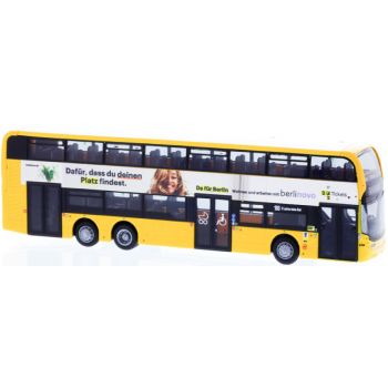 Alexander Dennis Enviro 500, BVG - Berliner Verkehrsbetriebe - Berlinovo - Dafür, dass du deinen Platz findest. Da für Berlin