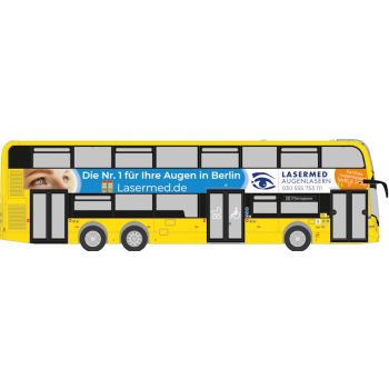 Alexander Dennis Enviro 500, BVG - Berliner Verkehrsbetriebe - Lasermed Augenlasern Die Nr.1 für Ihre Augen in Berlin Lasermed.de