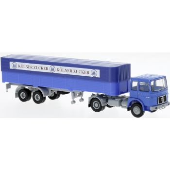 MAN F7 Pritschen-/Planensattelzug, Kölner Zucker, Baujahr 1968