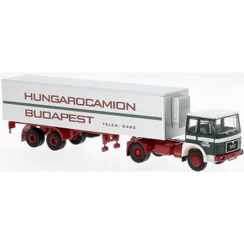 MAN F7 Kühlkoffer-Sattelzug, HUNGAROCAMION Budapest, Baujahr 1968