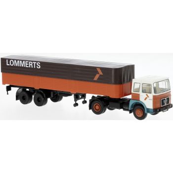 MAN F7 Pritschen-/Planensattelzug, Lommerts - Niederlande, Baujahr 1970