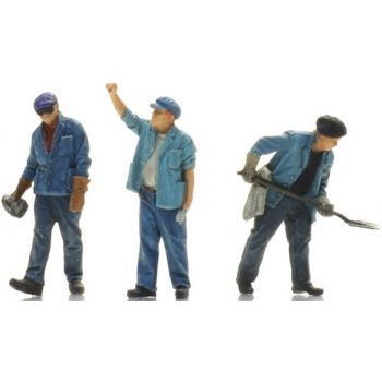 Depotpersonal, 3 Figuren, Bausatz unbemalt