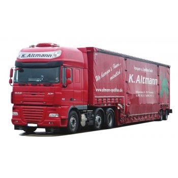 DAF XF 105 SSC/Aerop., Tiefbett-Sattelzug, K. Altmann