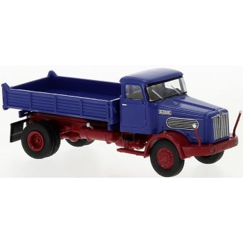 Büssing Commodore SAK Kipper LKW, dunkelblau, Baujahr 1963